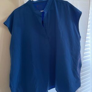 Figs Rafaela Mandarin Scrub Top XXL Royal Blue